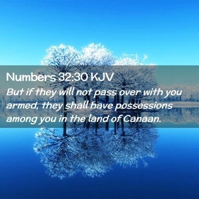 Numbers 32:30 KJV Free Bible Images