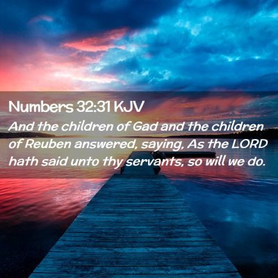 Numbers 32:31 KJV Free Bible Images