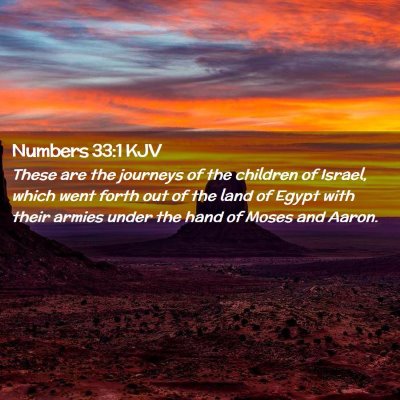 Numbers 33:1 KJV Free Bible Images