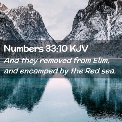 Numbers 33:10 KJV Free Bible Images