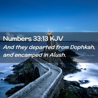 Numbers 33:13 KJV Free Bible Images