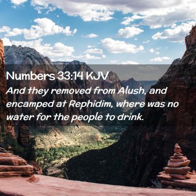 Numbers 33:14 KJV Free Bible Images