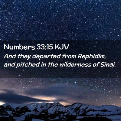 Numbers 33:15 KJV Free Bible Images