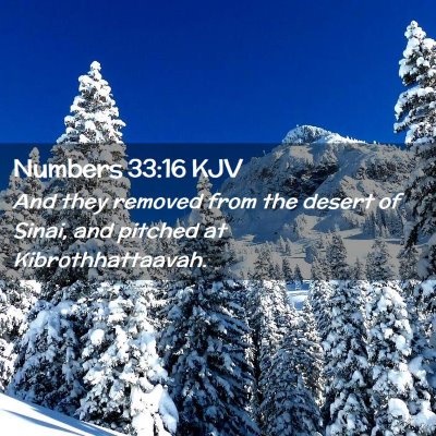 Numbers 33:16 KJV Free Bible Images