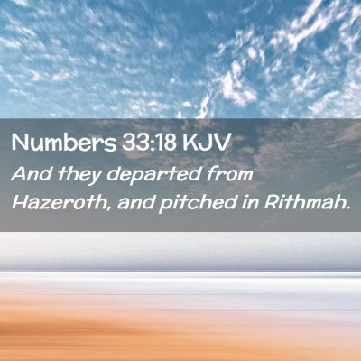 Numbers 33:18 KJV Free Bible Images