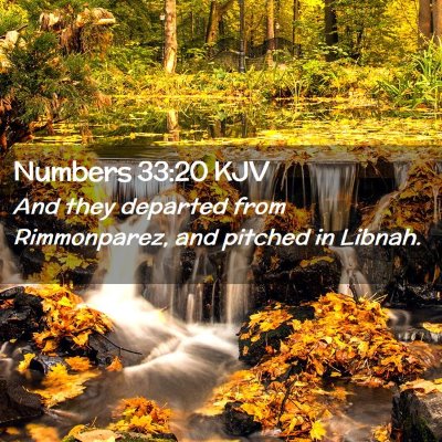 Numbers 33:20 KJV Free Bible Images