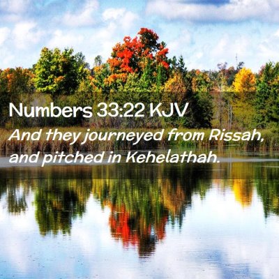 Numbers 33:22 KJV Free Bible Images