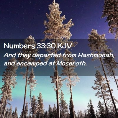 Numbers 33:30 KJV Free Bible Images