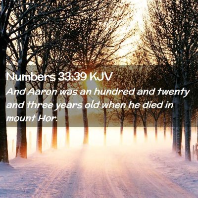 Numbers 33:39 KJV Free Bible Images