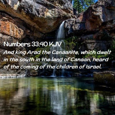 Numbers 33:40 KJV Free Bible Images