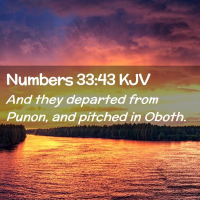 Numbers 33:43 KJV Free Bible Images