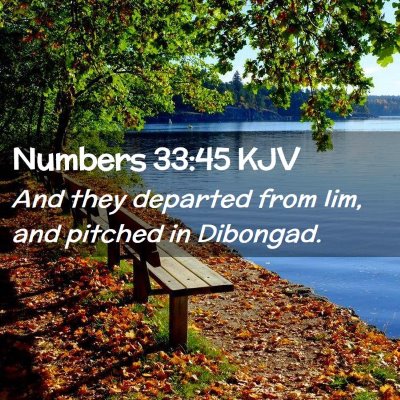 Numbers 33:45 KJV Free Bible Images