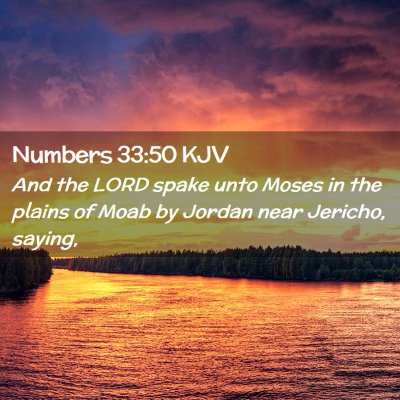 Numbers 33:50 KJV Free Bible Images