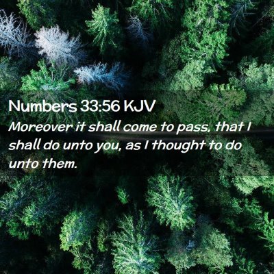 Numbers 33:56 KJV Free Bible Images