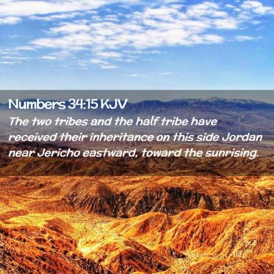 Numbers 34:15 KJV Free Bible Images