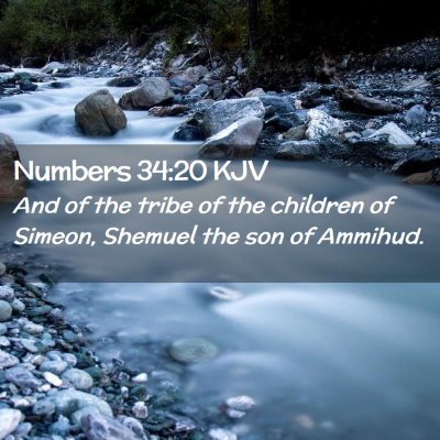 Numbers 34:20 KJV Free Bible Images