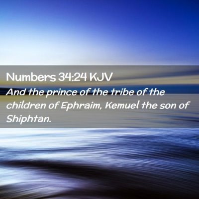 Numbers 34:24 KJV Free Bible Images