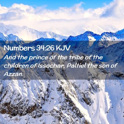 Numbers 34:26 KJV Free Bible Images