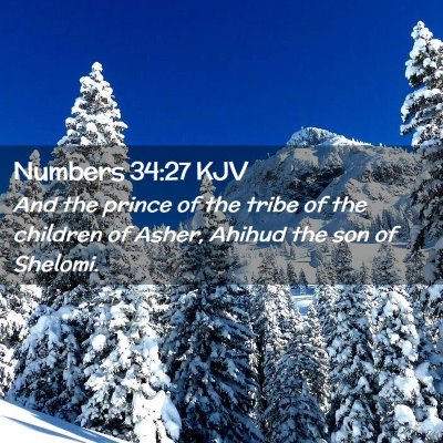 Numbers 34:27 KJV Free Bible Images