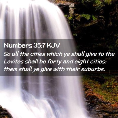 Numbers 35:7 KJV Free Bible Images