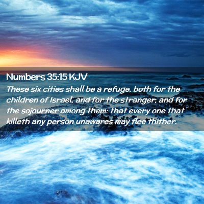 Numbers 35:15 KJV Free Bible Images