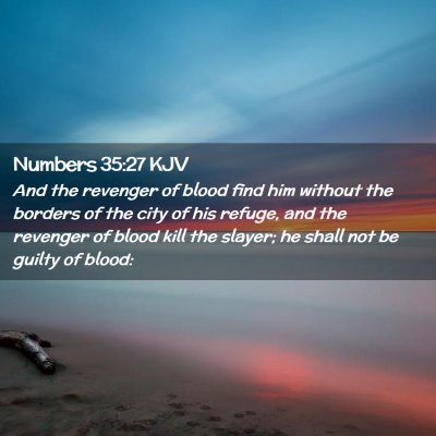 Numbers 35:27 KJV Free Bible Images