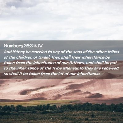 Numbers 36:3 KJV Free Bible Images