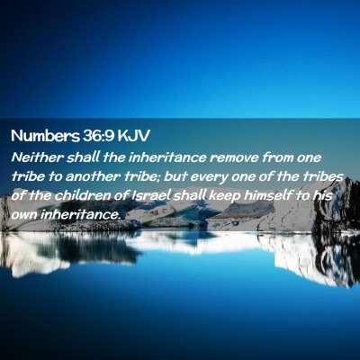 Numbers 36:9 KJV Free Bible Images