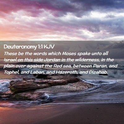 Deuteronomy 1:1 KJV Free Bible Images