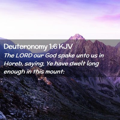 Deuteronomy 1:6 KJV Free Bible Images