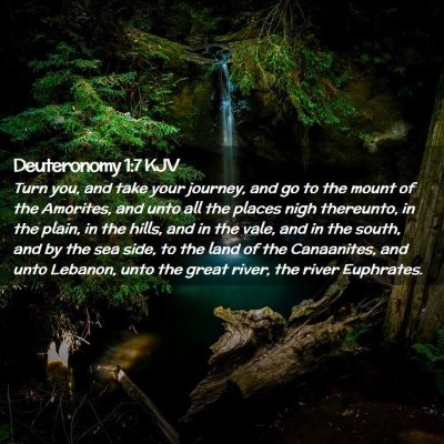 Deuteronomy 1:7 KJV Free Bible Images