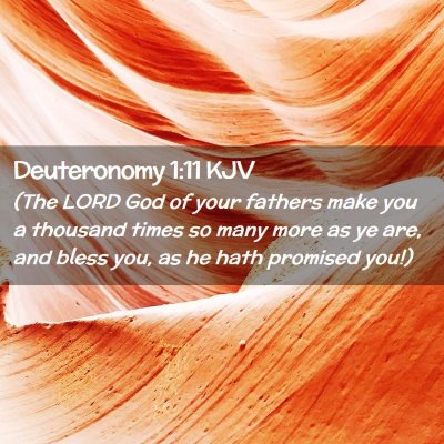 Deuteronomy 1:11 KJV Free Bible Images