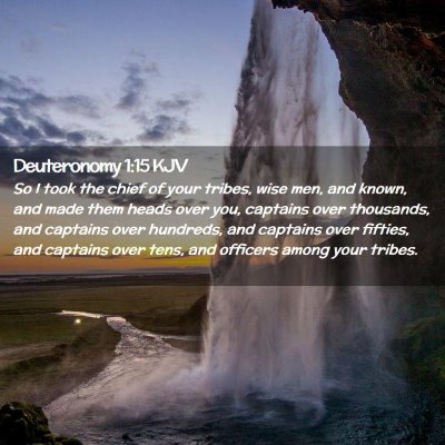 Deuteronomy 1:15 KJV Free Bible Images