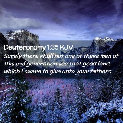 Deuteronomy 1:35 KJV Free Bible Images