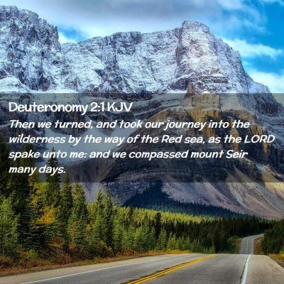 Deuteronomy 2:1 KJV Free Bible Images