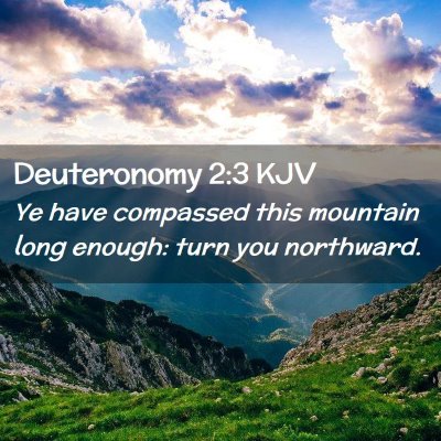 Deuteronomy 2:3 KJV Free Bible Images