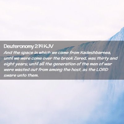 Deuteronomy 2:14 KJV Free Bible Images