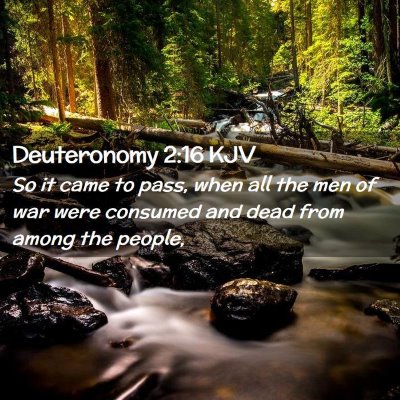 Deuteronomy 2:16 KJV Free Bible Images