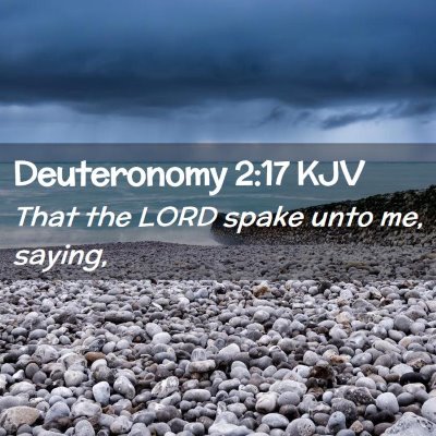 Deuteronomy 2:17 KJV Free Bible Images