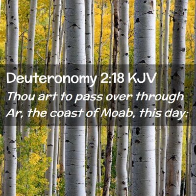 Deuteronomy 2:18 KJV Free Bible Images