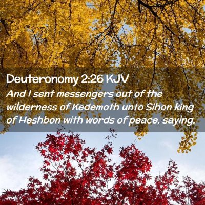 Deuteronomy 2:26 KJV Free Bible Images