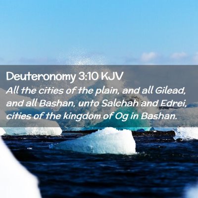 Deuteronomy 3:10 KJV Free Bible Images