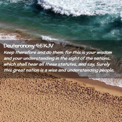 Deuteronomy 4:6 KJV Free Bible Images