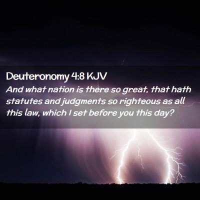 Deuteronomy 4:8 KJV Free Bible Images