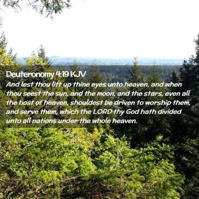 Deuteronomy 4:19 KJV Free Bible Images