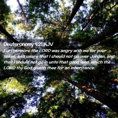 Deuteronomy 4:21 KJV Free Bible Images