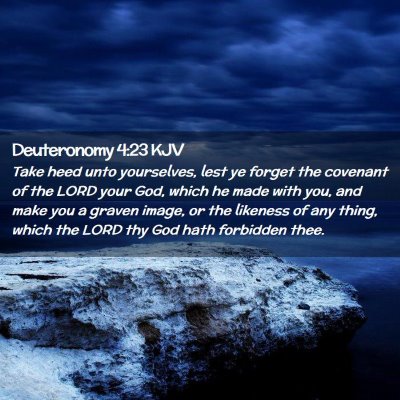 Deuteronomy 4:23 KJV Free Bible Images