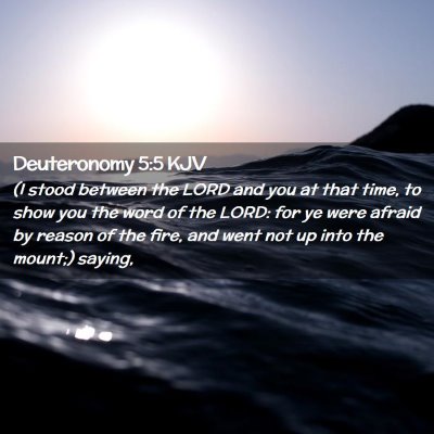 Deuteronomy 5:5 KJV Free Bible Images