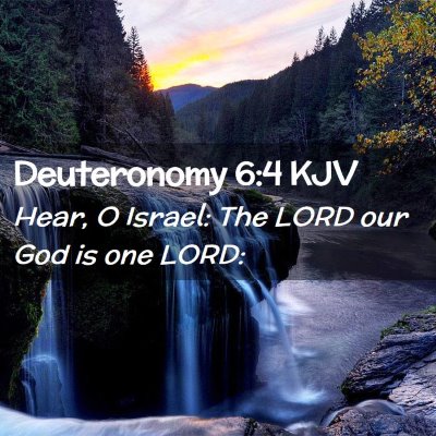 Deuteronomy 6:4 KJV Free Bible Images