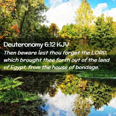 Deuteronomy 6:12 KJV Free Bible Images